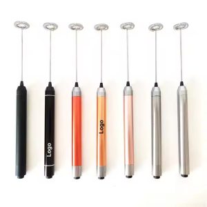 High Quality Food-Safe Automatic Handheld Coffee & Tea Blender Milk Frother Machine with Battery Operated Milk Whisk Frother