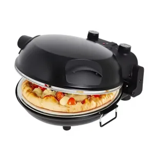 Countertop Pizza Maker 1200W Electric Pizza Maker Machine for Home Professional Stone Pizza Oven
