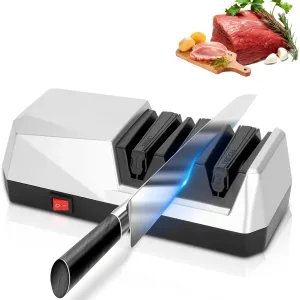 Diamond Abrasives Professional Electric Knife Sharpener for Straight Edge and Serrated Knives