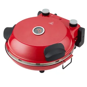 1200W 12inch Home Countertop Small Pizza Stone Oven Table Mini Small Pizza Oven Electric Pizza Maker Machine