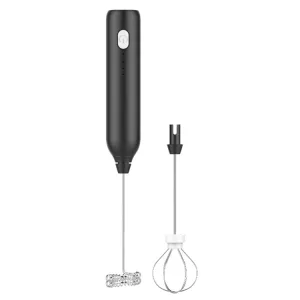 Cheaper Plastic USB Electric Household Coffee Frother with Stirring Rod Push Button Latte Cappuccino Maker for Milk Frother