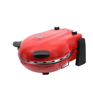 1200W 12-Inch Stainless Steel Mini Electric Pizza & BBQ Oven Hotel Use & Household Built-In Ovens With Cooling Fan