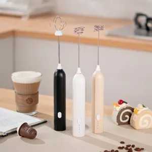 Portable Light-Weight Electric Whisk Frother Handheld Reusable Latte & Coffee Mixer New Kitchen Utensil for Milk Frothing