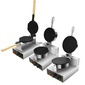 1200W Belgian Waffle Maker Electric Commercial Outdoor Hotel Waffle Making Machine US Stainless Steel for Food Trucks