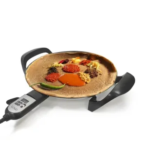 46cm Electric Injera Making Machine Injera Pan for Authentic Ethiopian Dishes
