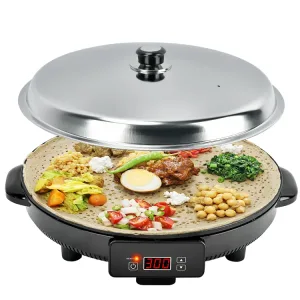 Injera Maker 40cm Electric Mitad mogogo injera for Ethiopian Flatbread